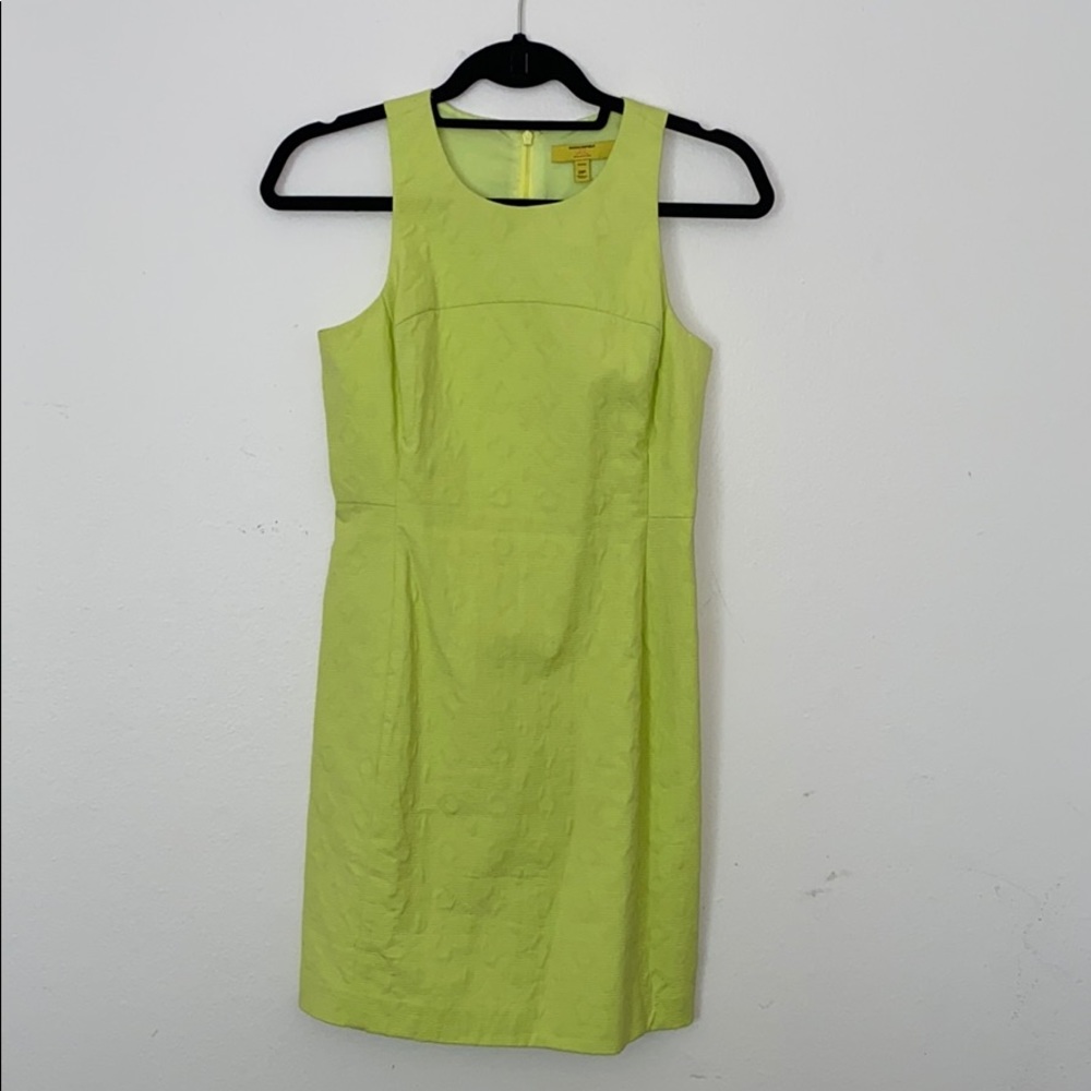 BANANA REPUBLIC Lime Spring Dress